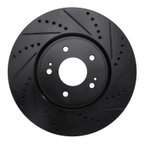 Dynamic Friction 633-72035R Disc Brake Rotor - Front Right - view 1