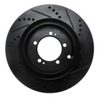 Dynamic Friction 633-72036L Disc Brake Rotor - Rear Left - view 5