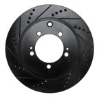 Dynamic Friction 633-72036L Disc Brake Rotor - Rear Left - view 1