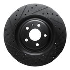 Dynamic Friction 633-73079L Disc Brake Rotor - Rear Left - view 1