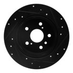 Dynamic Friction 633-76053L Disc Brake Rotor - Rear Left - view 5