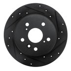 Dynamic Friction 633-76053R Disc Brake Rotor - Rear Right - view 1