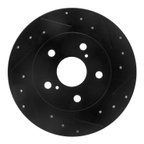 Dynamite Friction 633-76082R Disc Brake Rotor - Rear Right - view 1