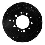 Dynamite Friction 633-76137L Disc Brake Rotor - Rear Left - view 1