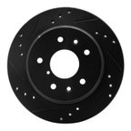 Dynamic Friction 633-80015L Disc Brake Rotor - Rear Left - view 1