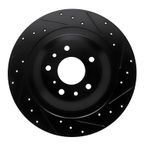 Dynamic Friction 633-80085R Disc Brake Rotor - Rear Right - view 1