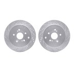 Dynamic Friction 7002-01012 Disc Brake Rotor Set - Rear - view 1