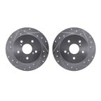 Dynamic Friction 7002-01015 Disc Brake Rotor Set - Rear - view 1