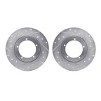 Dynamite Friction 7002-02001 Disc Brake Rotor Set - Front - view 1
