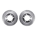 Dynamite Friction 7002-02004 Disc Brake Rotor Set - Front - view 1