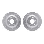 Dynamite Friction 7002-03047 Disc Brake Rotor Set - Rear - view 1