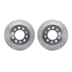 Dynamite Friction 7002-03058 Disc Brake Rotor Set - Rear - view 1
