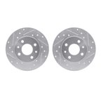 Dynamite Friction 7002-07004 Disc Brake Rotor Set - Rear - view 1