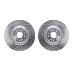 Dynamite Friction 7002-10000 Disc Brake Rotor Set - Front - view 1