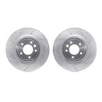 Dynamite Friction 7002-11022 Disc Brake Rotor Set - Rear - view 1