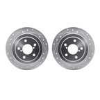 Dynamite Friction 7002-13025 Disc Brake Rotor Set - Rear - view 1