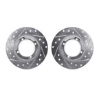 Dynamic Friction 7002-13036 Disc Brake Rotor Set - Rear - view 1