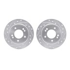 Dynamite Friction 7002-21028 Disc Brake Rotor Set - Rear - view 1