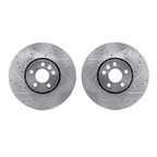 Dynamite Friction 7002-27026 Disc Brake Rotor Set - Front - view 1