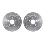 Dynamite Friction 7002-27038 Disc Brake Rotor Set - Rear - view 1