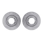 Dynamite Friction 7002-37000 Disc Brake Rotor Set - Front - view 1
