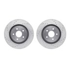 Dynamite Friction 7002-42017 Disc Brake Rotor Set - Front - view 1