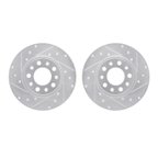 Dynamite Friction 7002-42024 Disc Brake Rotor Set - Rear - view 1