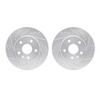 Dynamite Friction 7002-45007 Disc Brake Rotor Set - Front - view 1