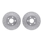 Dynamite Friction 7002-45022 Disc Brake Rotor Set - Rear - view 1