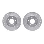 Dynamite Friction 7002-45024 Disc Brake Rotor Set - Rear - view 1