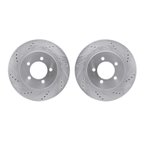 Dynamite Friction 7002-54077 Disc Brake Rotor Set - Front - view 1