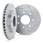 Dynamic Friction 7002-54218 Disc Brake Rotor Set - Rear - view 2