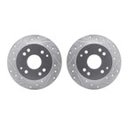 Dynamite Friction 7002-59043 Disc Brake Rotor Set - Rear - view 1