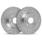 Dynamite Friction 7002-64002 Disc Brake Rotor Set - Front - view 2