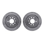 Dynamic Friction 7002-65019 Disc Brake Rotor Set - Rear - view 1