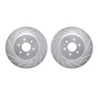 Dynamite Friction 7002-67064 Disc Brake Rotor Set - Front - view 1