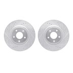 Dynamite Friction 7002-67068 Disc Brake Rotor Set - Front - view 1