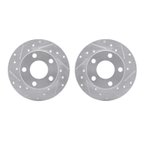 Dynamite Friction 7002-74044 Disc Brake Rotor Set - Rear - view 1