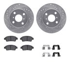 Dynamic Friction 7512-76086 Disc Brake Kit - Front - view 1
