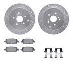 Dynamic Friction 7612-01000 Disc Brake Kit - Rear - view 1
