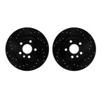 Dynamite Friction 8002-11019 Disc Brake Rotor Set - Rear - view 1