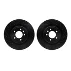 Dynamite Friction 8002-11022 Disc Brake Rotor Set - Rear - view 1
