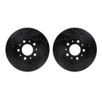 Dynamic Friction 8002-27013 Disc Brake Rotor Set - Front - view 1