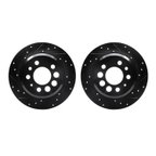 Dynamite Friction 8002-27033 Disc Brake Rotor Set - Rear - view 1