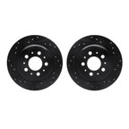 Dynamic Friction 8002-27039 Disc Brake Rotor Set - Rear - view 1