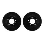 Dynamite Friction 8002-31025 Disc Brake Rotor Set - Front - view 1