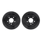 Dynamic Friction 8002-31112 Disc Brake Rotor Set - Rear - view 1