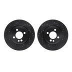 Dynamite Friction 8002-32002 Disc Brake Rotor Set - Front - view 1