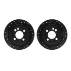 Dynamite Friction 8002-32015 Disc Brake Rotor Set - Rear - view 1
