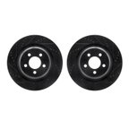 Dynamite Friction 8002-39021 Disc Brake Rotor Set - Rear - view 1